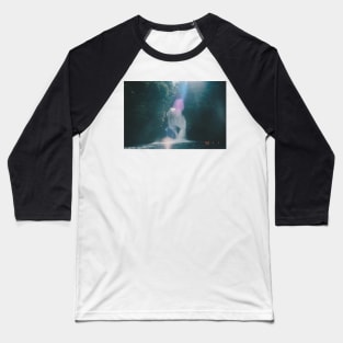 Dreamy Waterfall Analog Photo Baseball T-Shirt